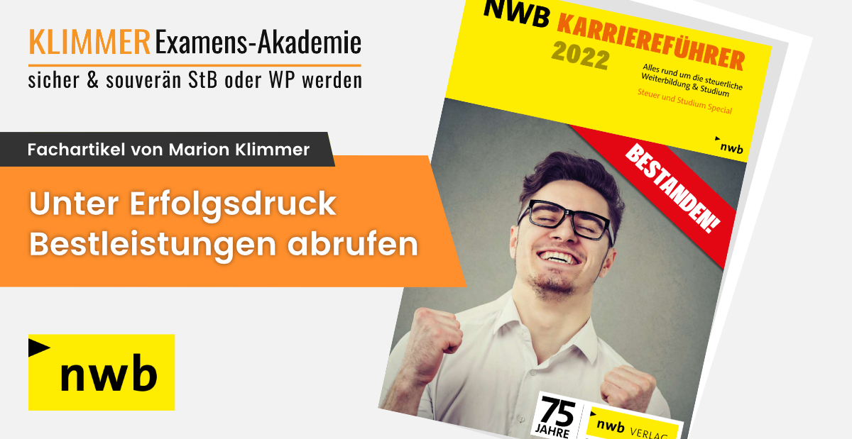 banner-artikel-nwb-min-min Banner NWB Fachartikel von Marion Klimmer "Unter Erfolgsdruck Bestleistungen abrufen"